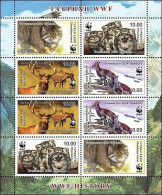 Tajikistan 2024 . Fauna. WWF History. Sheetlet Of 8 - Tadzjikistan