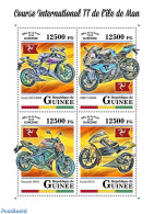 Guinea, Republic 2018 The International Isle Of Man TT Race, Mint NH, Sport - Transport - Motorcycles - Moto