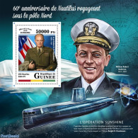 Guinea, Republic 2018 Nautilus, Mint NH, History - Transport - Explorers - Ships And Boats - Explorers