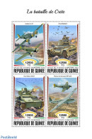 Guinea, Republic 2018 Battle Of Crete, Mint NH, History - Transport - Militarism - Aircraft & Aviation - Militaria