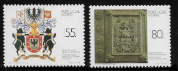 AZORES 1988 - AÇORES - ESCUDOS DE AZORES - YVERT 385/386** - Açores