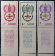 R2253/789 - CAMBODGE - 1962 - Eradication Du Paludisme - SERIE COMPLETE - N°119 à 121 NEUFS** BdF - Kambodscha