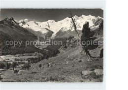 11835121 Saas-Fee Panorama Mit Walliser Alpen Gletscher Saas-Fee - Otros & Sin Clasificación