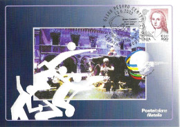 ITALIA ITALY - 2000 PESARO Campionato Mondo PENTATHLON MODERNO Annullo Fdc Su Cartolina Speciale PT - 7300 - Sonstige & Ohne Zuordnung