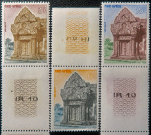 R2253/790 - CAMBODGE - Temples - SERIE COMPLETE - N°132 à 134 NEUFS** BdF - Kambodscha