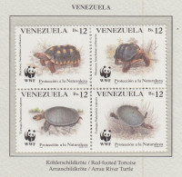 VENEZUELA 1992 WWF Turtles Mi 2729-2732 MNH(**) Fauna 812 - Tortues