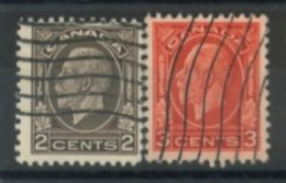 CANADA - 1932, KING GEORGE V STAMPS SET OF 2, USED. - Used Stamps