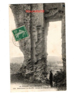 23- MONTAIGUT-le-BLANC (CREUSE) - Les Ruines Du Château -écrite- Timbrée-1904 - Autres & Non Classés