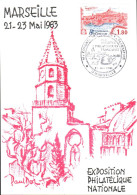 CONGRES PHILA MARSEILLE 1983 - Commemorative Postmarks