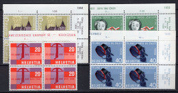 T3449 - SUISSE SWITZERLAND Yv N°602/05 ** Bloc - Unused Stamps