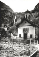 11825540 Foroglio Val Bavona Kirche Wasserfall Foroglio Val Bavona - Sonstige & Ohne Zuordnung