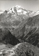 11825500 Valais Wallis Kanton Gletscher Mit Weissmies Sion - Autres & Non Classés