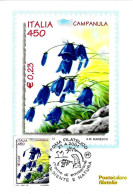 ITALIA ITALY - 2001 ROMA Ambiente E Natura: CAMPANULA Annullo Fdc Su Cartolina PT - 895 - Sonstige & Ohne Zuordnung