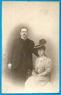 CPA CARTE-PHOTO J.E. PUIG Fotografo BARCELONA Espana - Couple ** Tarjeta Postal - Photographs