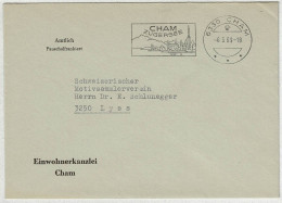 Schweiz 1969, Brief Amtlich Pauschalfrankiert Cham - Lyss - Storia Postale