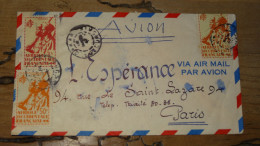 Cover AOF, Sénégal, Dakar, Avion, 1947 ............ Boite1 .............. 240424-298 - Storia Postale