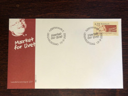 DENMARK FDC COVER 2002 YEAR PSYCHIATRY MENTAL HEALTH MEDICINE STAMPS - FDC