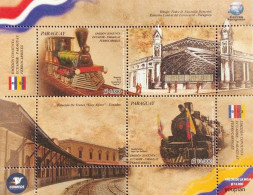 Paraguay 2018, Historical Trains, MNH S/S - Paraguay