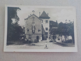 CPSM -  AU PLUS RAPIDE - AIX LES BAINS - L HOTEL DE VILLE   -  VOYAGEE  1945 NON TIMBREE - FORMAT CPA - Aix Les Bains