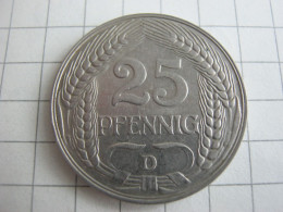 Germany 25 Pfennig 1910 D - 25 Pfennig