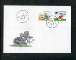 "SCHWEIZ" 2005, Mi. 1915/1916 "Comics" FDC (A1208) - FDC