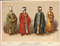 OFFICIAL COSTUMES OF THE OTTOMANS  ( ABOUT  1825 )  N ° 1   _ FORMAT : 16 CM. X 12.5 CM. - Other & Unclassified