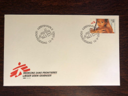 DENMARK FDC COVER 2003 YEAR DOCTOR WITHOUT BORDERS HEALTH MEDICINE STAMPS - FDC