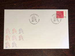 DENMARK FDC COVER 2008 YEAR CANCER ONCOLOGY HEALTH MEDICINE STAMPS - FDC