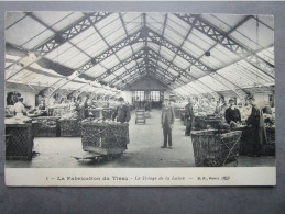 CPA 59 Nord  LA FABRICATION DU TISSU (Lille Tourcoing Roubaix)  Atelier " Le Triage De La Laine " Vers 1910 - Lille