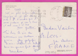293791 / Spain - Palma De Mallorca Paseo Maitimo PC 1994 Porto Cristo USED  55 Pta King Juan Carlos I Flamme ..Postal - Lettres & Documents