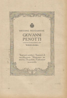 Officine Meccaniche Giovanni PENOTTI - Pubblicità 1927 - Advertising - Publicités