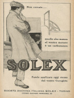 Carburatore SOLEX - Illustrazione - Pubblicità 1927 - Advertising - Publicités