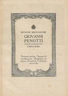 Officine Meccaniche Giovanni PENOTTI - Pubblicità 1927 - Advertising - Publicités