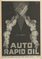 Auto Rapid Oil - Illustrazione Di Mucci - Pubblicità 1927 - Advertising - Publicités