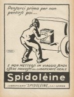 Spidolèine - Illustrazione Muggiani - Pubblicità 1927 - Advertising - Publicités