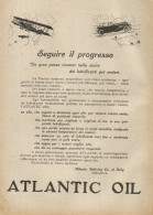 ATLANTIC OIL - Seguire Il Progresso - Pubblicità 1927 - Advertising - Publicités