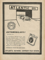 ATLANTIC OIL - Illustrazione Di Maga - Pubblicità 1927 - Advertising - Publicités