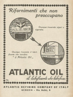 Atlantic Oil Il Lubrificante Che Lubrifica - Pubblicità 1927 - Advertising - Publicités