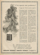 VEEDOL - E' Lei Signora Una Guidatrice? - Pubblicità 1927 - Advertising - Publicités