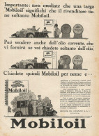 Non Crediate Che Una Targa Mobiloil... - Pubblicità 1927 - Advertising - Publicités