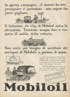 Il Bidoncino Da 1 Kg. Di Mobiloil... - Pubblicità 1927 - Advertising - Publicités