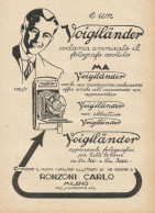 Voigtlander - Apparecchi Fotografici Per Tutte Le Borse - Pubblicità 1927 - Reclame