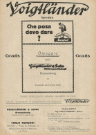 Voigtlander Spedirà Tabella Tascabile Di Posa - Pubblicità 1927 - Advertis - Reclame