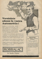 Robbialac Lo Smalto Perfetto - Pubblicità 1927 - Advertising - Reclame