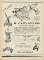 Il Nuovo MECCANO Smaltato A Colori - Pubblicità 1927 - Advertising - Reclame