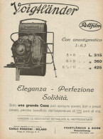 Voigtlander Rollfilm - Eleganza, Solidità... - Pubblicità 1927 - Advertis. - Reclame