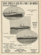Servizi Espressi Per Il Nord E Sud America - Pubblicità 1931 - Advertising - Reclame