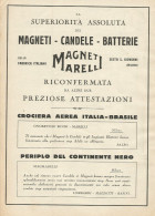 Magneti Marelli La Superiorità Assoluta - Pubblicità 1931 - Advertising - Reclame