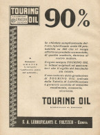TOURING OIL - Lubrificante Di Garanzia - Pubblicità 1931 - Advertising - Reclame