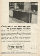FRIGIDAIRE Frigorifero Elettrico Automatico - Pubblicità D'epoca - Advert. - Reclame